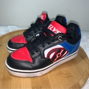 Heelys Kids Shoes Youth Size 1 Black Blue Red White